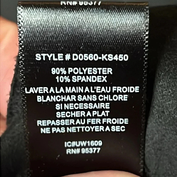 Sanctuary Black Alexia Faux Suede Sheath Cocktail Dress Women Md Laser Cut Event - Picture 11 of 11